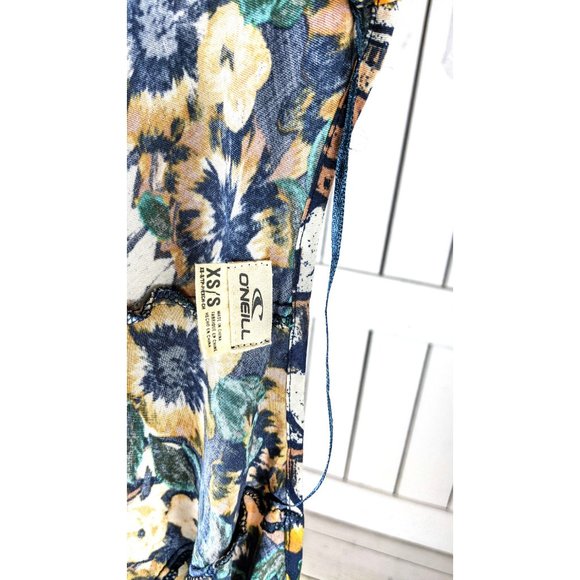 Oneill floral tribal print kimono cover up jacket - Picture 6 of 6